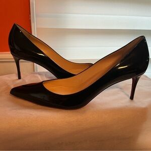 Christian Louboutin Black Patent Leather Heels